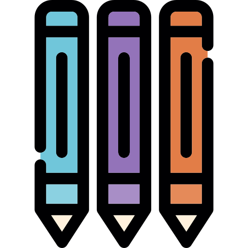 Карандаши Generic color lineal-color иконка