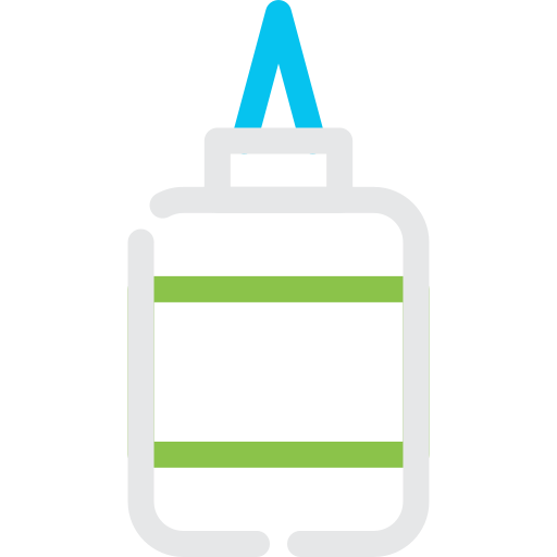 Glue Generic color outline icon