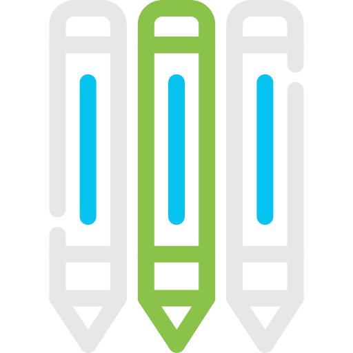 ołówki Generic color outline ikona