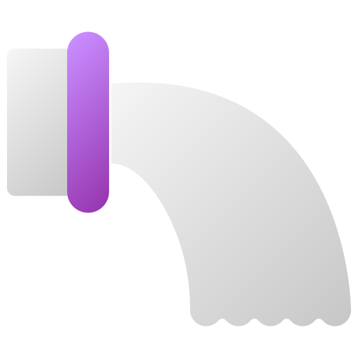 Water pipe Generic gradient fill icon