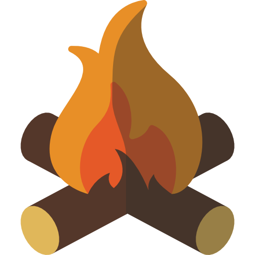 lagerfeuer Vector Market Bold Rounded icon
