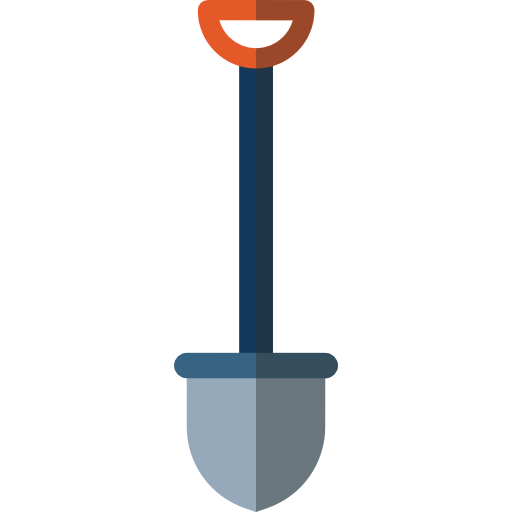 Shovel Vector Market Bold Rounded icon