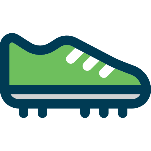 zapatos de fútbol  icono