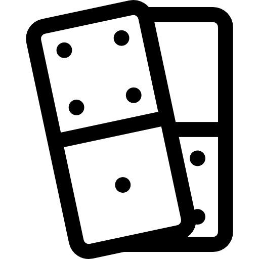 Domino Basic Rounded Lineal icon