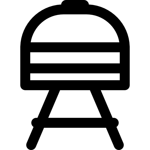 Barbecue Basic Rounded Lineal icon