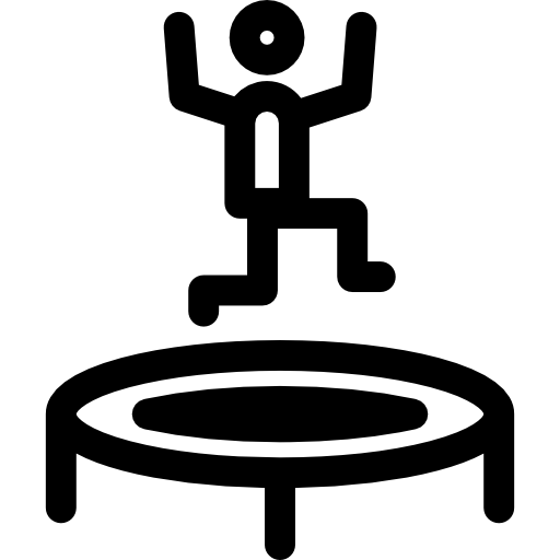 trampoline Basic Rounded Lineal Icône