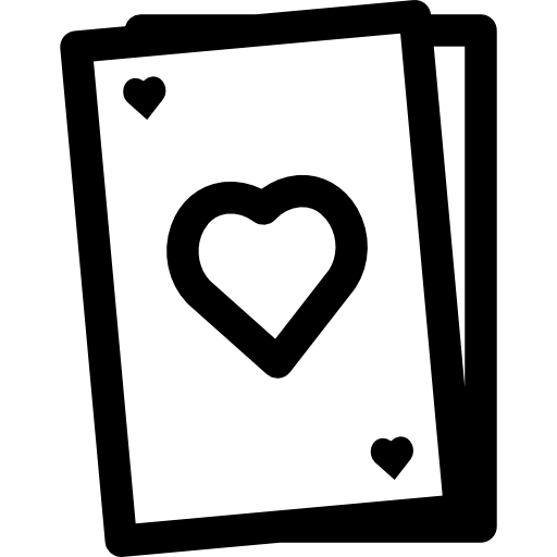 Покер Basic Rounded Lineal иконка
