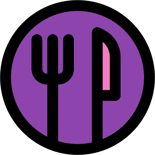 restaurant Curved Lineal color icon