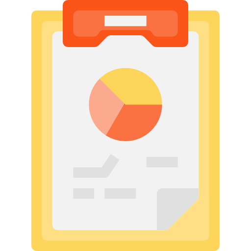 Clipboard Linector Flat icon