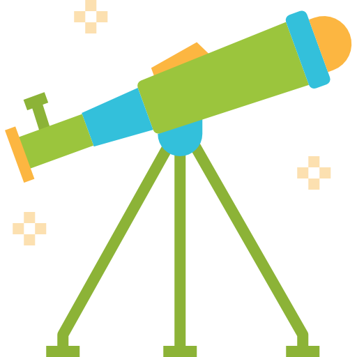 telescópio Linector Flat Ícone