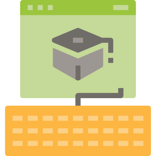 Elearning Linector Flat icon