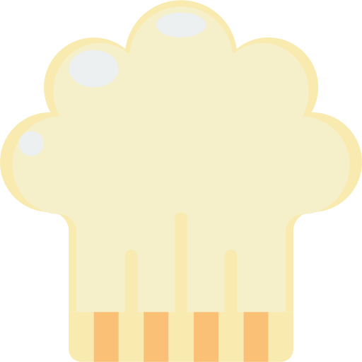 cappello da cuoco Basic Miscellany Flat icona