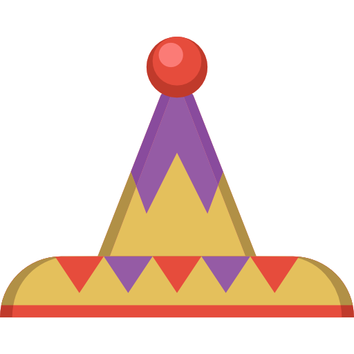 meksykański kapelusz Basic Miscellany Flat ikona