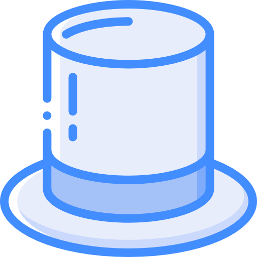 sombrero de copa Basic Miscellany Blue icono