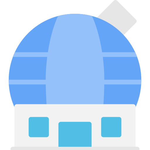 observatorium Generic color fill icoon