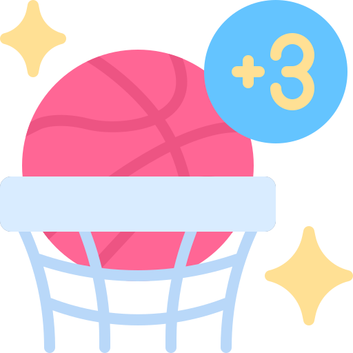 Баскетбольная цель Generic color fill иконка