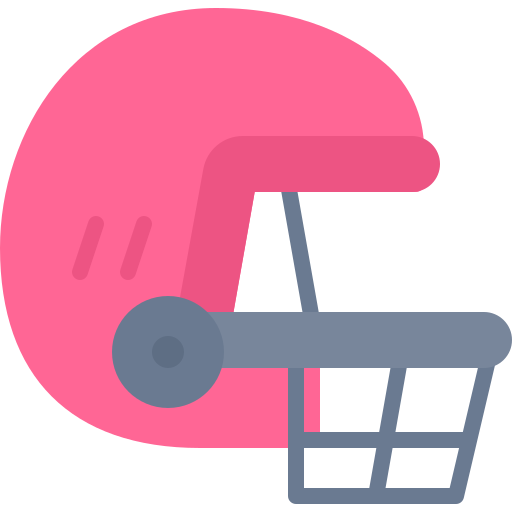 Rugby helmet Generic color fill icon