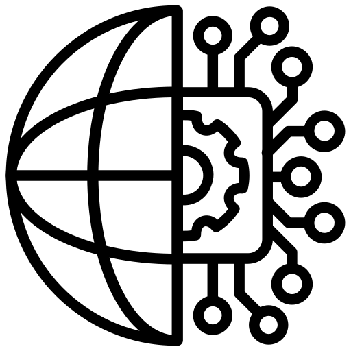 Global aid Generic black outline icon