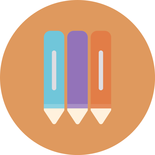 Pencils Generic color fill icon