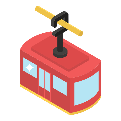 Ski lift Generic Isometric icon