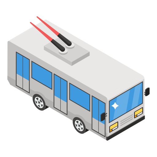 trólebus Generic Isometric Ícone