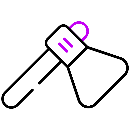 ascia Generic color outline icona