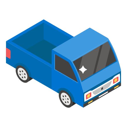 pick-up vrachtwagen Generic Isometric icoon