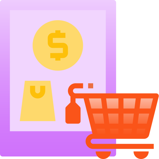 Online shopping Linector Gradient icon