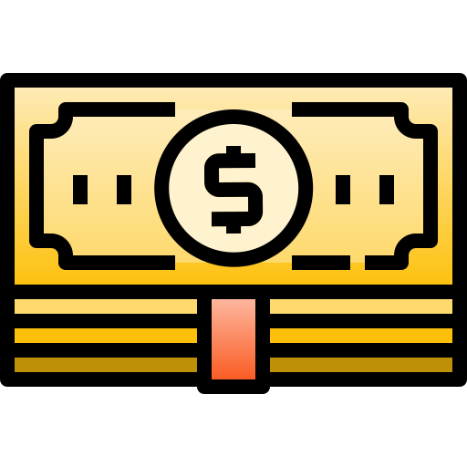 Деньги Linector Lineal Color Gradient иконка