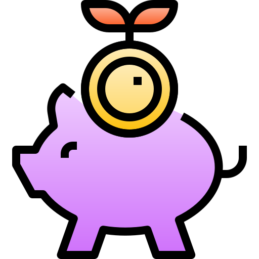 sparschwein Linector Lineal Color Gradient icon