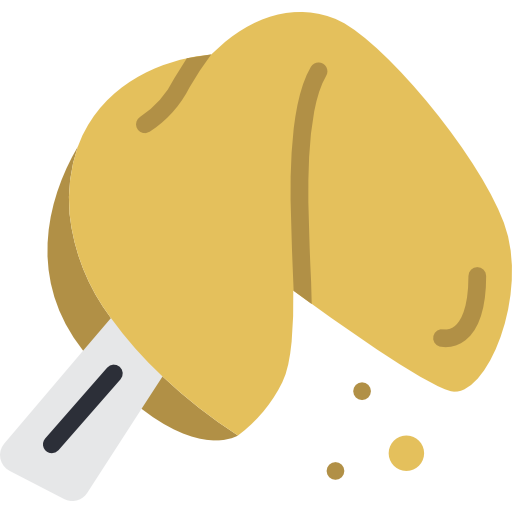 biscotto della fortuna Basic Miscellany Flat icona