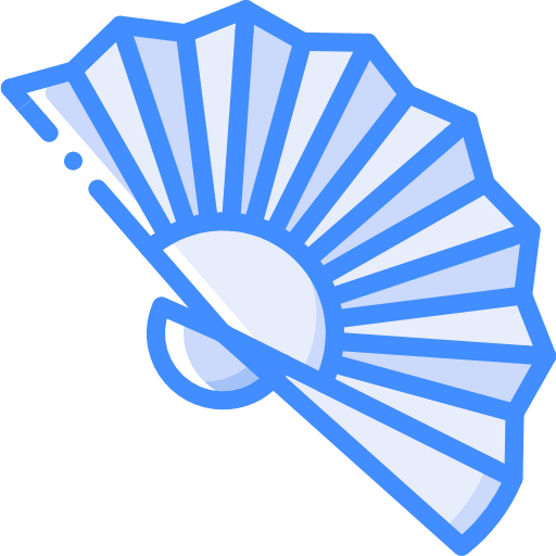 Fan Basic Miscellany Blue icon