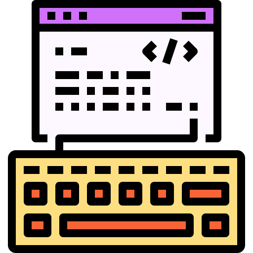 toetsenbord Linector Lineal Color icoon