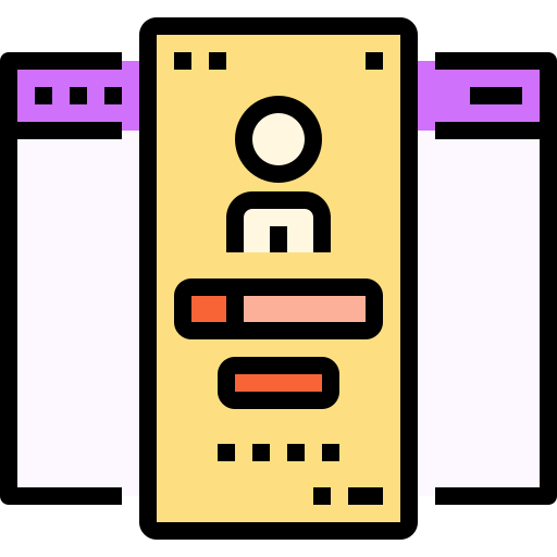 ログイン Linector Lineal Color icon