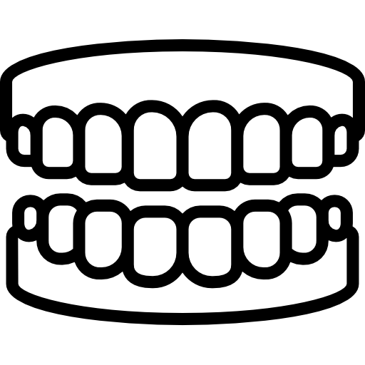 denti Basic Miscellany Lineal icona