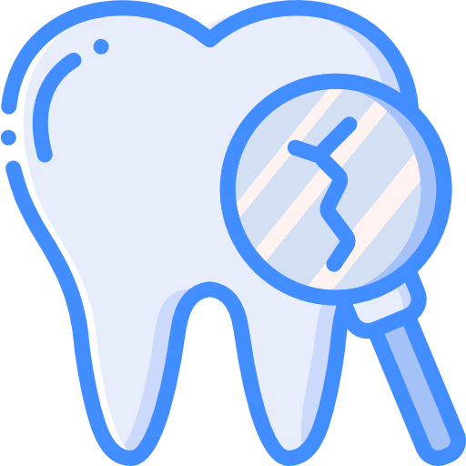 dente rotto Basic Miscellany Blue icona