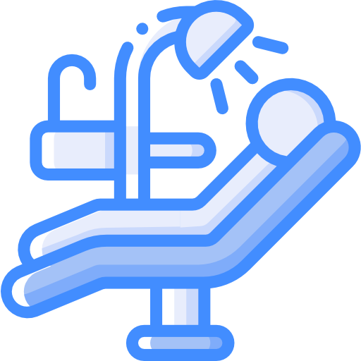 silla de dentista Basic Miscellany Blue icono
