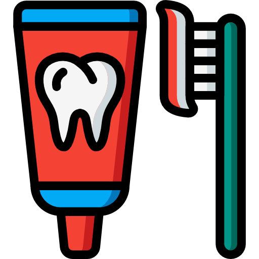 escova de dente Basic Miscellany Lineal Color Ícone