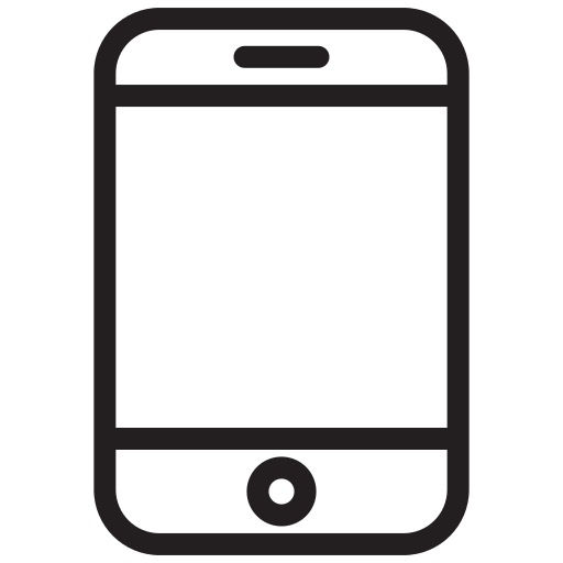 Touch phone Generic outline icon