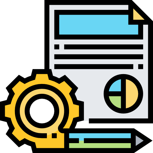 gestión de contenido Meticulous Lineal Color icono