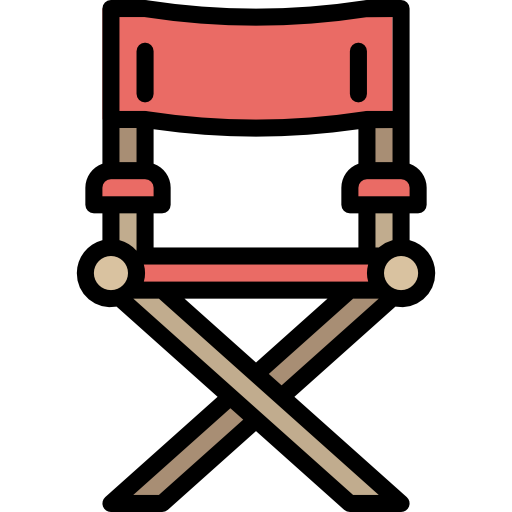 Director chair photo3idea_studio Lineal Color icon