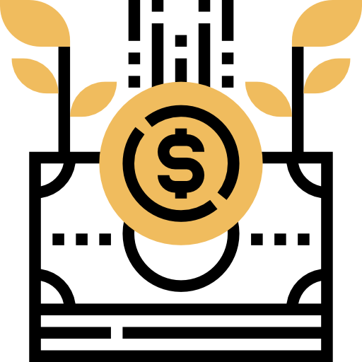 현금 Meticulous Yellow shadow icon