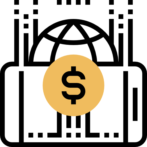 finanziario Meticulous Yellow shadow icona