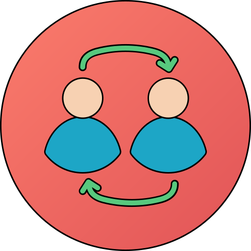 Transfer Generic gradient lineal-color icon