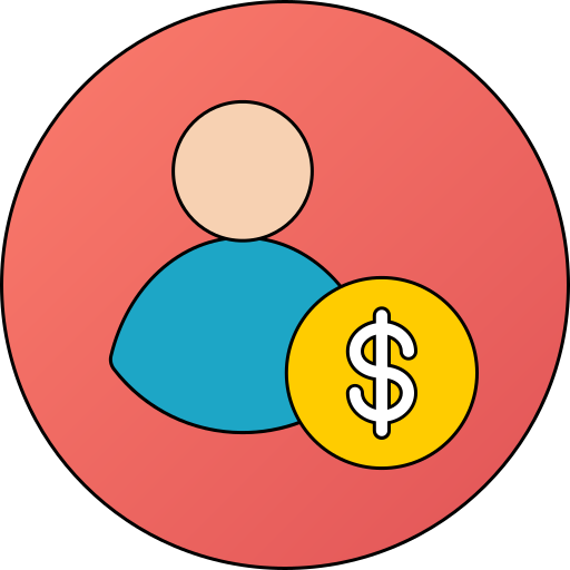 dollar Generic gradient lineal-color icon