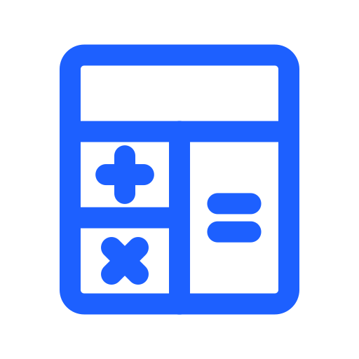 calculadora Generic outline icono