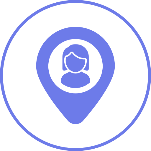 Location Generic color fill icon