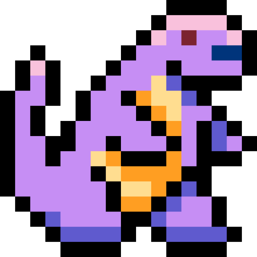 monstruo gigante Pixel Linear color icono
