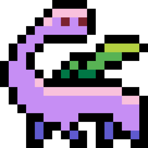 potwór Pixel Linear color ikona