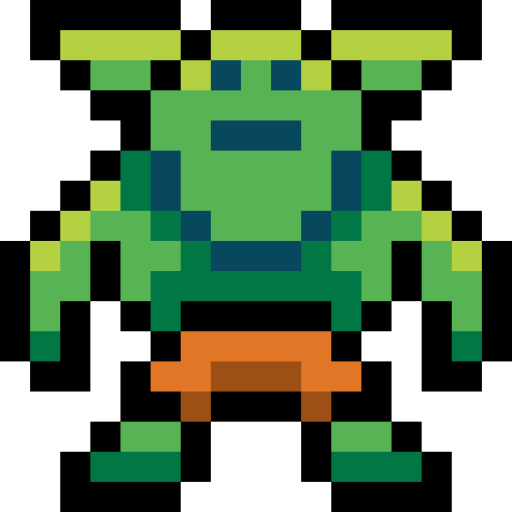 kobold Pixel Linear color icon